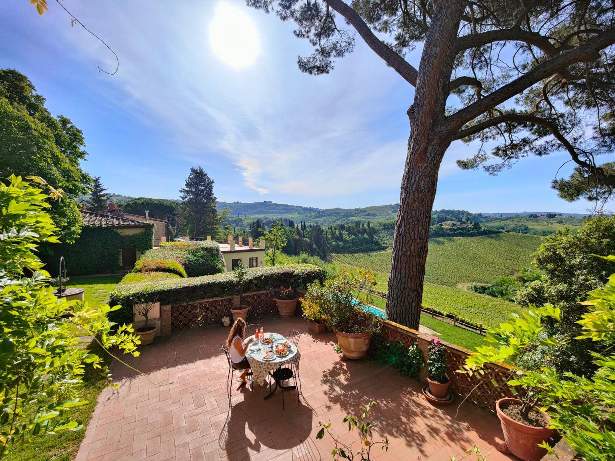 Agriturismo Bio Fattoria Bacio Certaldo Dış mekan fotoğraf